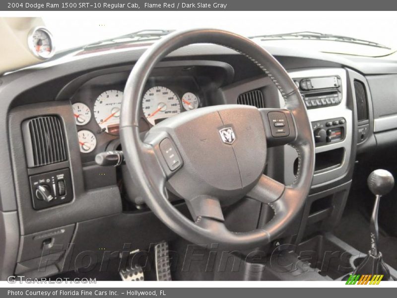 Flame Red / Dark Slate Gray 2004 Dodge Ram 1500 SRT-10 Regular Cab