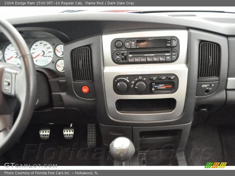 Flame Red / Dark Slate Gray 2004 Dodge Ram 1500 SRT-10 Regular Cab