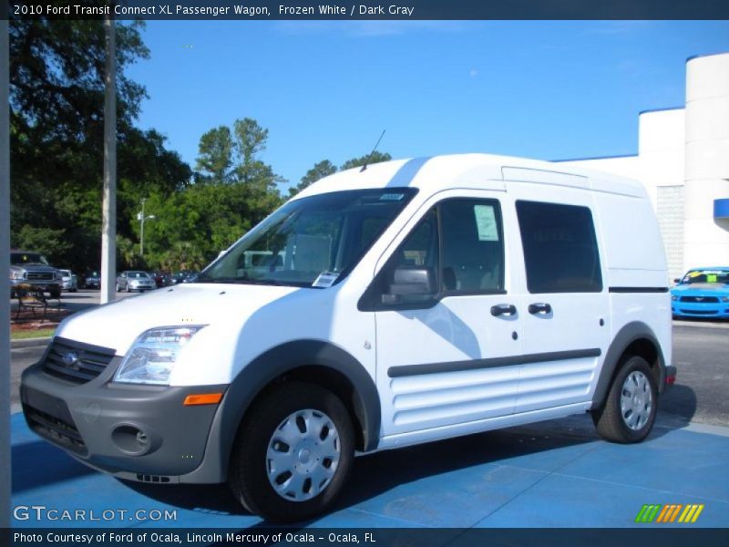 Frozen White / Dark Gray 2010 Ford Transit Connect XL Passenger Wagon