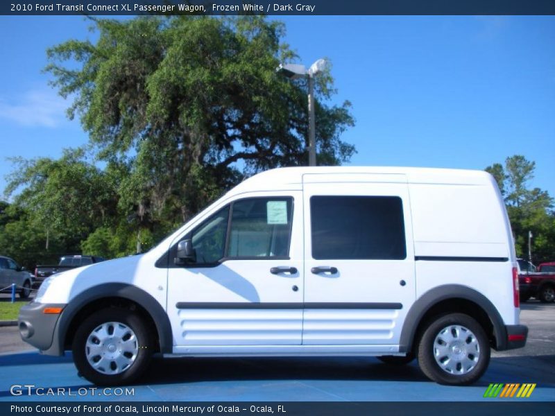 Frozen White / Dark Gray 2010 Ford Transit Connect XL Passenger Wagon