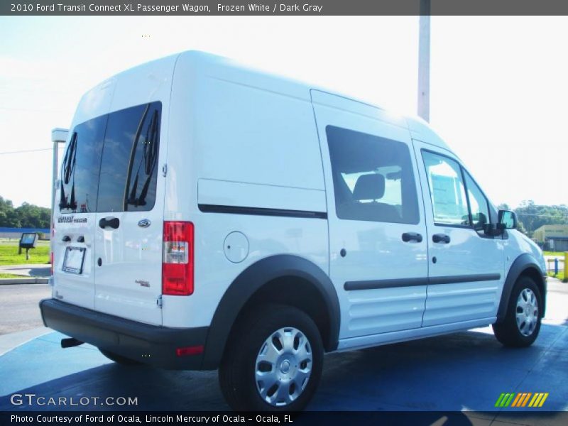 Frozen White / Dark Gray 2010 Ford Transit Connect XL Passenger Wagon