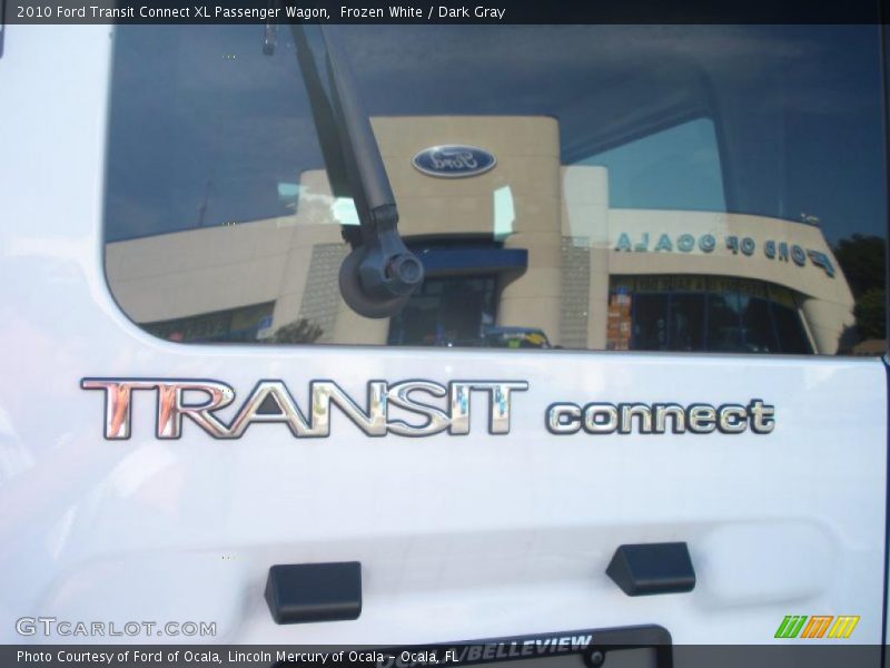 Frozen White / Dark Gray 2010 Ford Transit Connect XL Passenger Wagon