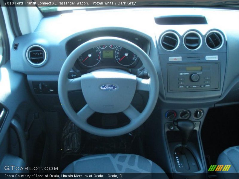 Frozen White / Dark Gray 2010 Ford Transit Connect XL Passenger Wagon