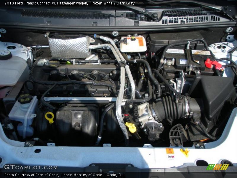 Frozen White / Dark Gray 2010 Ford Transit Connect XL Passenger Wagon