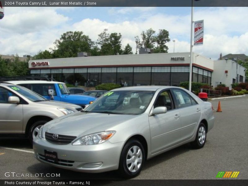 Lunar Mist Metallic / Stone 2004 Toyota Camry LE