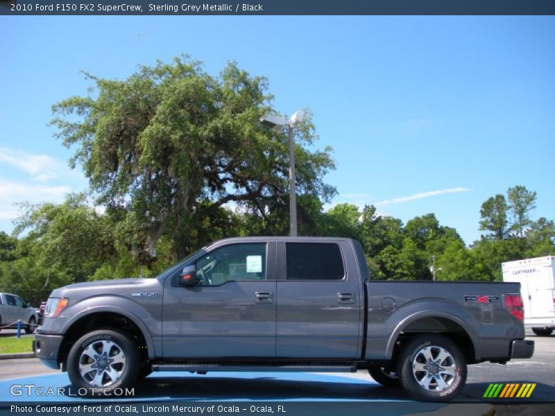 Sterling Grey Metallic / Black 2010 Ford F150 FX2 SuperCrew