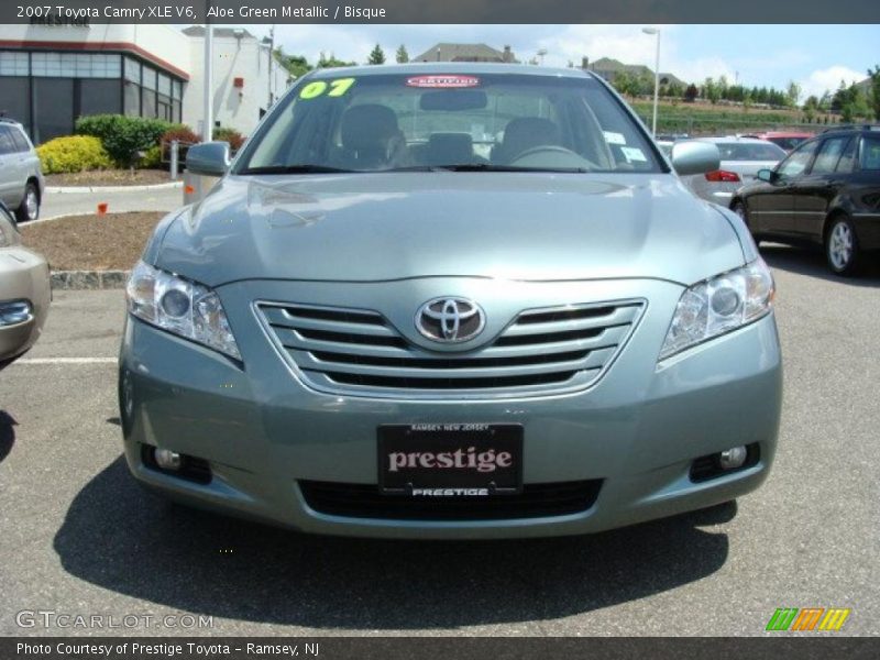 Aloe Green Metallic / Bisque 2007 Toyota Camry XLE V6
