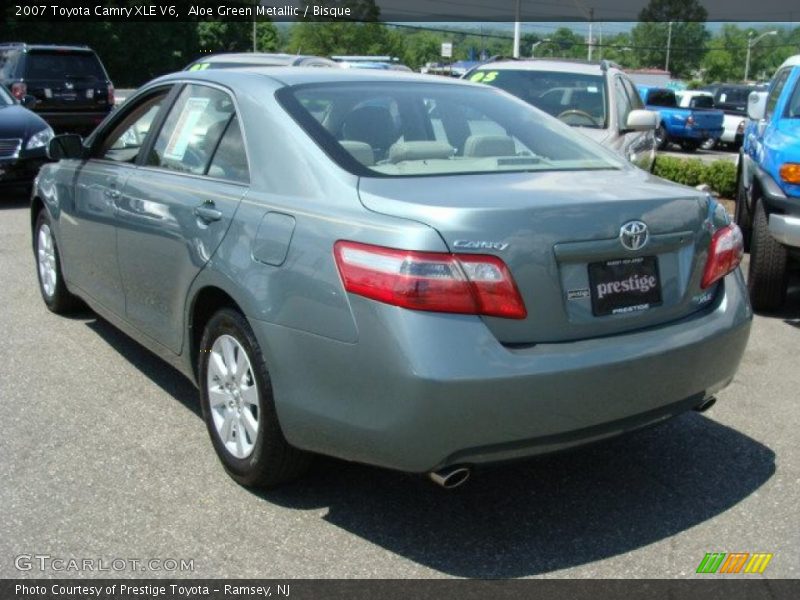 Aloe Green Metallic / Bisque 2007 Toyota Camry XLE V6