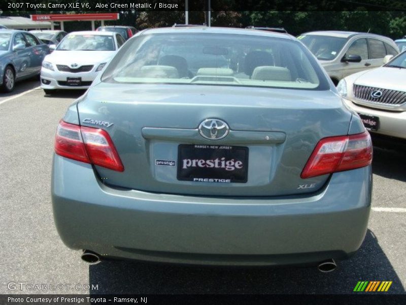 Aloe Green Metallic / Bisque 2007 Toyota Camry XLE V6