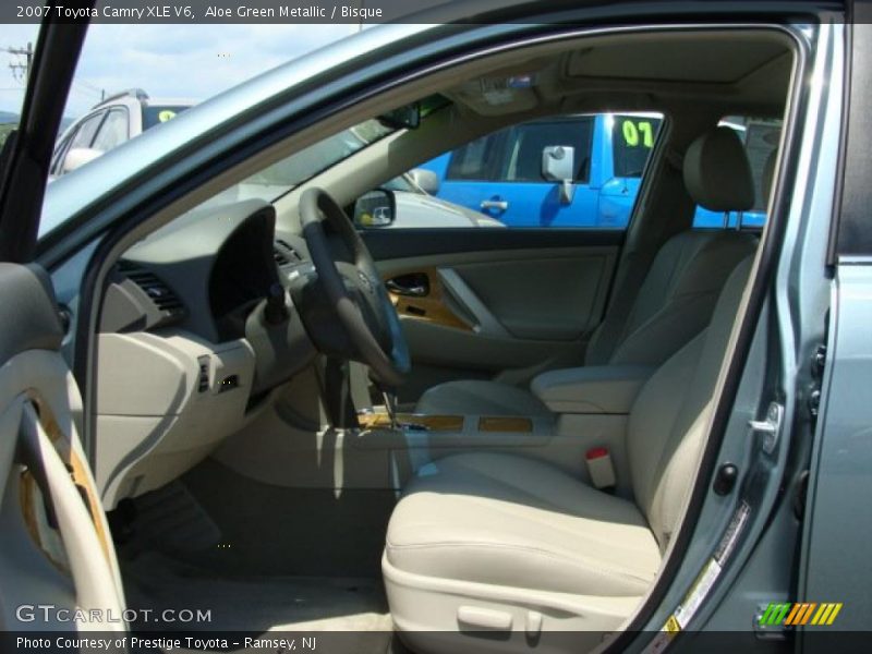 Aloe Green Metallic / Bisque 2007 Toyota Camry XLE V6