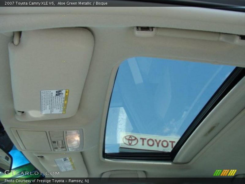 Aloe Green Metallic / Bisque 2007 Toyota Camry XLE V6