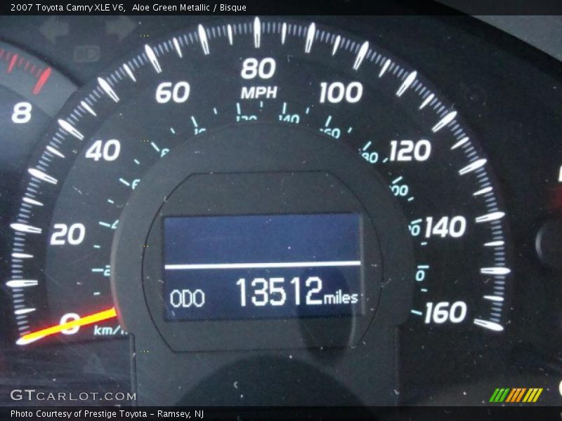 Aloe Green Metallic / Bisque 2007 Toyota Camry XLE V6