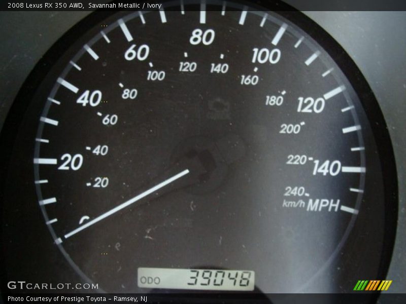 Savannah Metallic / Ivory 2008 Lexus RX 350 AWD