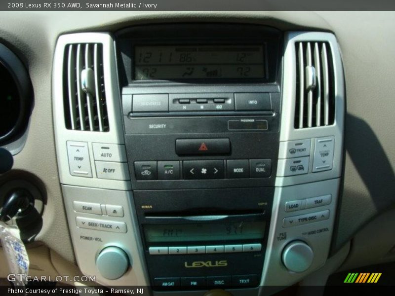 Savannah Metallic / Ivory 2008 Lexus RX 350 AWD