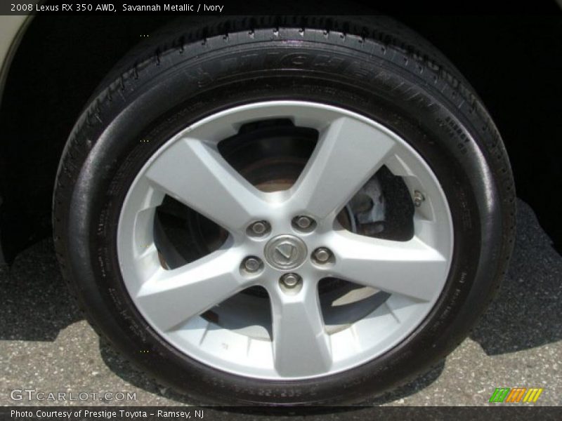 Savannah Metallic / Ivory 2008 Lexus RX 350 AWD