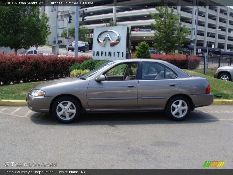 Bronze Shimmer / Taupe 2004 Nissan Sentra 2.5 S