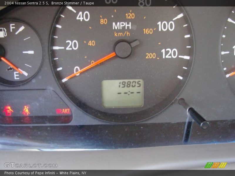 Bronze Shimmer / Taupe 2004 Nissan Sentra 2.5 S
