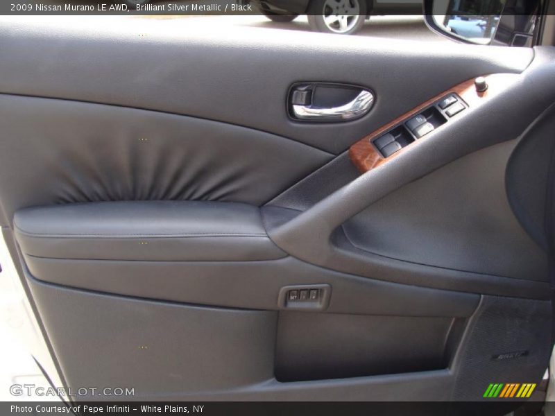 Brilliant Silver Metallic / Black 2009 Nissan Murano LE AWD