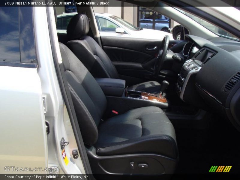 Brilliant Silver Metallic / Black 2009 Nissan Murano LE AWD