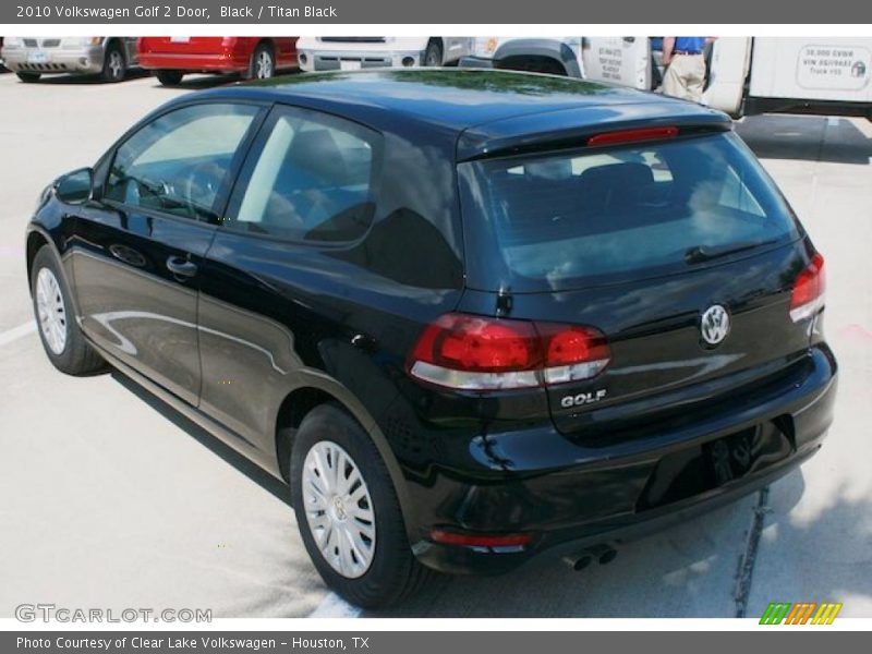 Black / Titan Black 2010 Volkswagen Golf 2 Door