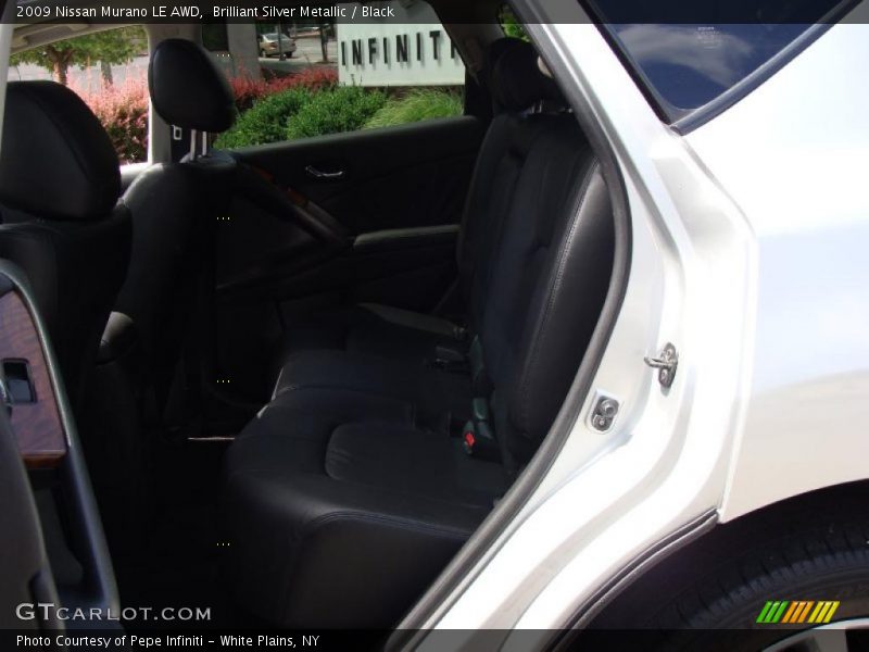 Brilliant Silver Metallic / Black 2009 Nissan Murano LE AWD