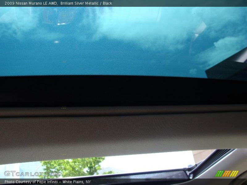Brilliant Silver Metallic / Black 2009 Nissan Murano LE AWD