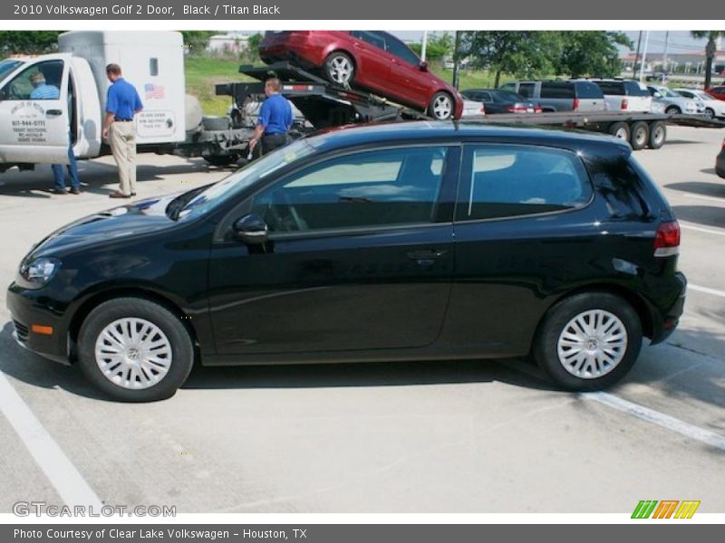 Black / Titan Black 2010 Volkswagen Golf 2 Door