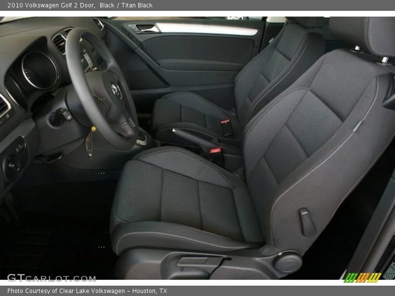Black / Titan Black 2010 Volkswagen Golf 2 Door