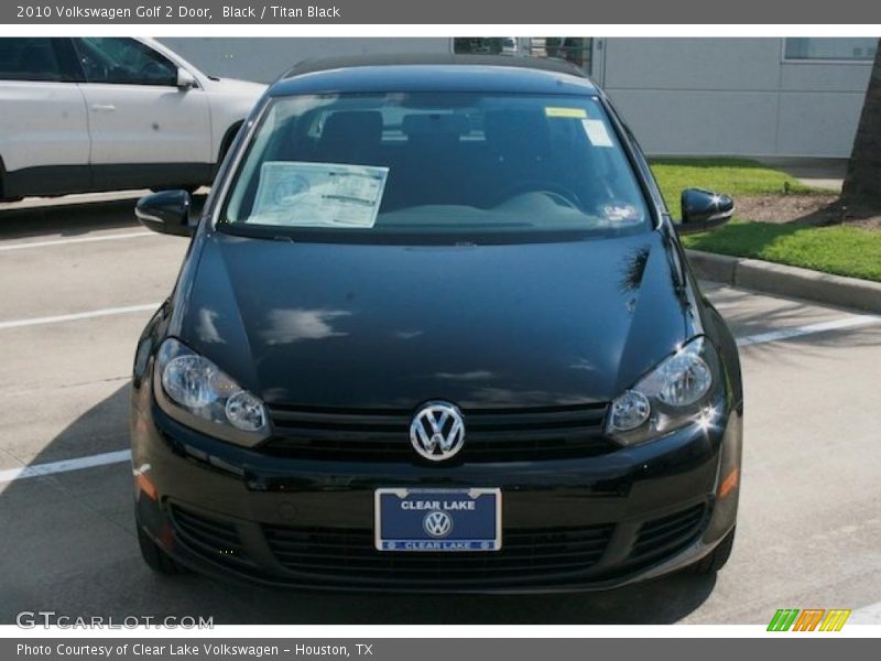 Black / Titan Black 2010 Volkswagen Golf 2 Door