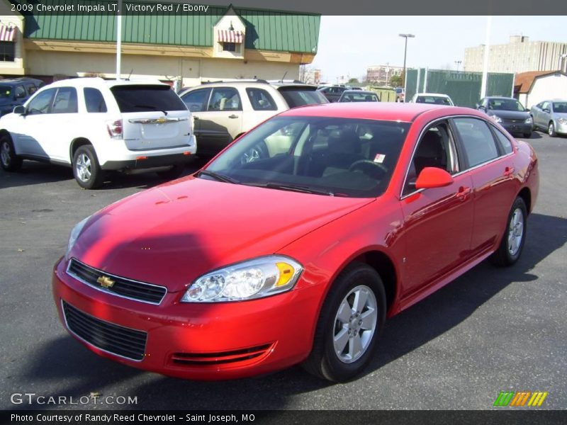 Victory Red / Ebony 2009 Chevrolet Impala LT
