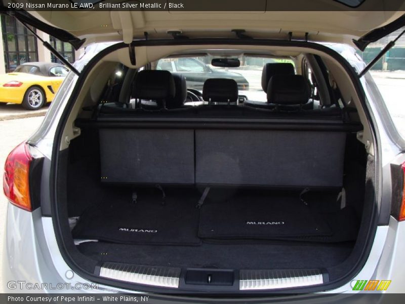 Brilliant Silver Metallic / Black 2009 Nissan Murano LE AWD