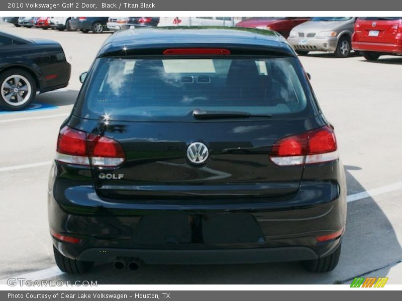 Black / Titan Black 2010 Volkswagen Golf 2 Door