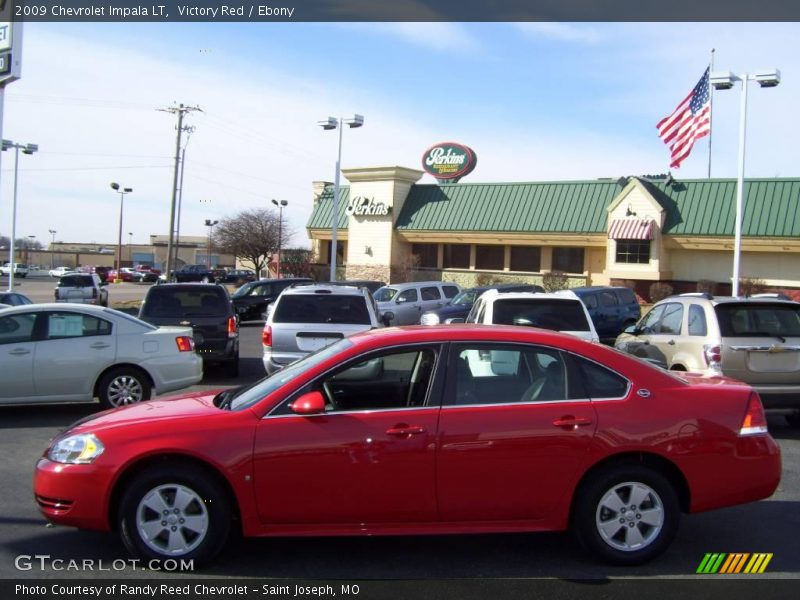 Victory Red / Ebony 2009 Chevrolet Impala LT