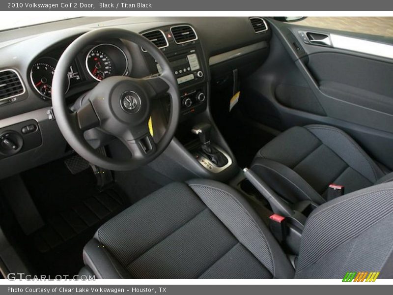 Black / Titan Black 2010 Volkswagen Golf 2 Door