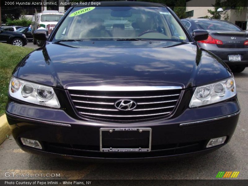 Aubergine Red / Beige 2006 Hyundai Azera Limited