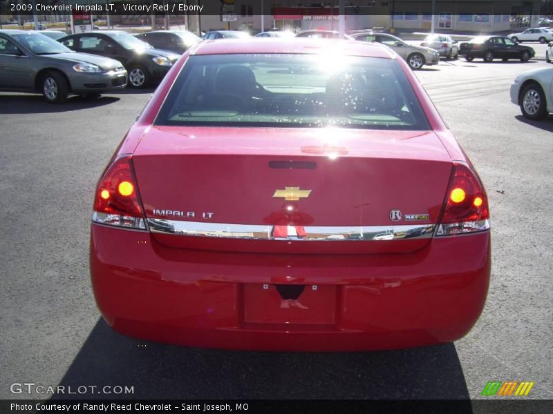 Victory Red / Ebony 2009 Chevrolet Impala LT