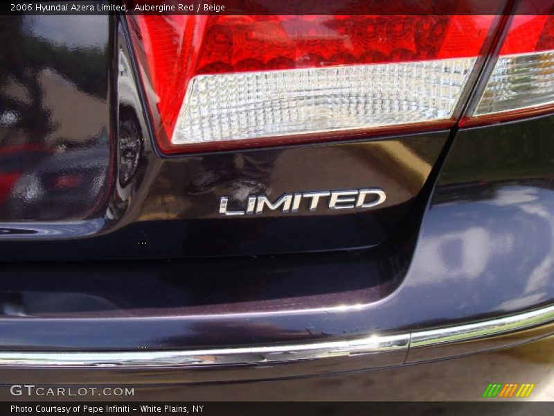 Aubergine Red / Beige 2006 Hyundai Azera Limited