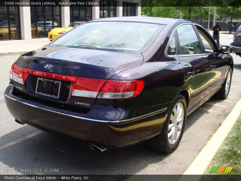 Aubergine Red / Beige 2006 Hyundai Azera Limited