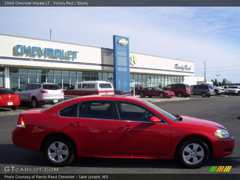 Victory Red / Ebony 2009 Chevrolet Impala LT