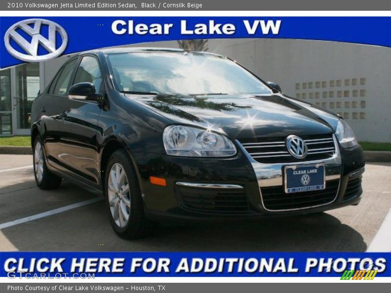 Black / Cornsilk Beige 2010 Volkswagen Jetta Limited Edition Sedan