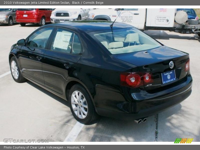 Black / Cornsilk Beige 2010 Volkswagen Jetta Limited Edition Sedan
