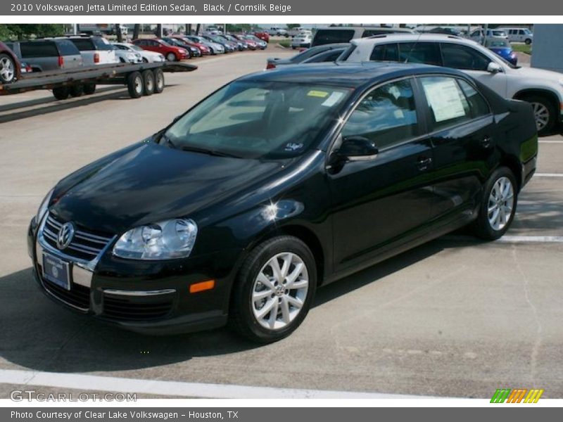 Black / Cornsilk Beige 2010 Volkswagen Jetta Limited Edition Sedan