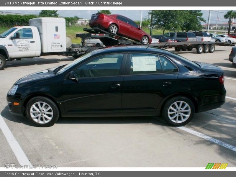 Black / Cornsilk Beige 2010 Volkswagen Jetta Limited Edition Sedan