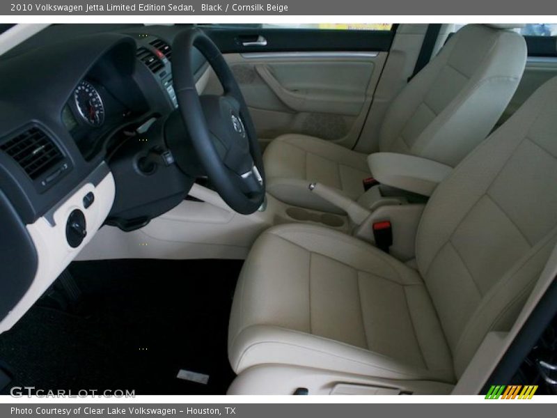 Black / Cornsilk Beige 2010 Volkswagen Jetta Limited Edition Sedan