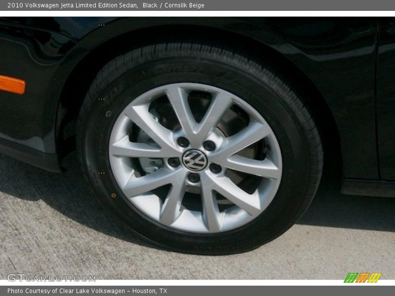 Black / Cornsilk Beige 2010 Volkswagen Jetta Limited Edition Sedan