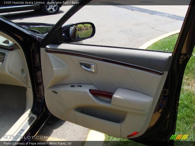 Aubergine Red / Beige 2006 Hyundai Azera Limited