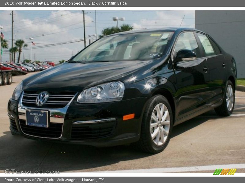 Black / Cornsilk Beige 2010 Volkswagen Jetta Limited Edition Sedan