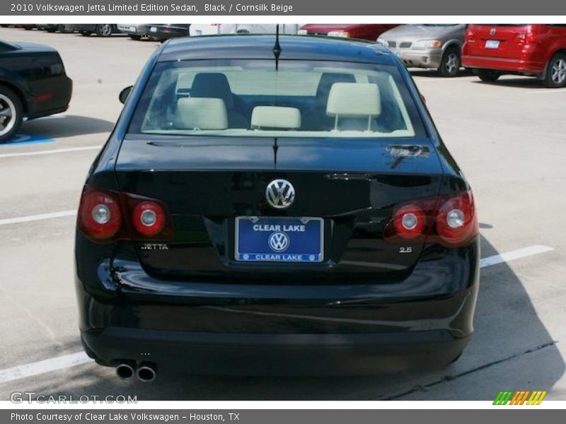 Black / Cornsilk Beige 2010 Volkswagen Jetta Limited Edition Sedan