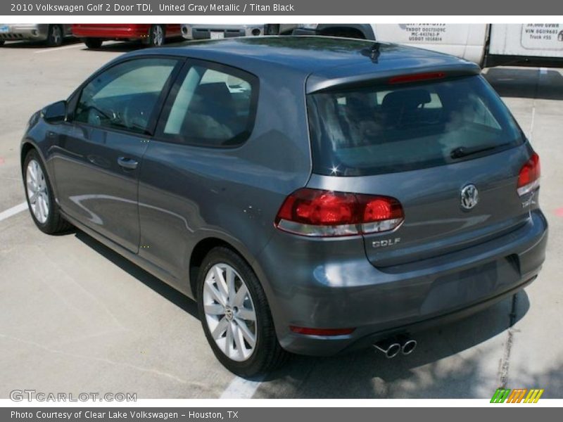 United Gray Metallic / Titan Black 2010 Volkswagen Golf 2 Door TDI