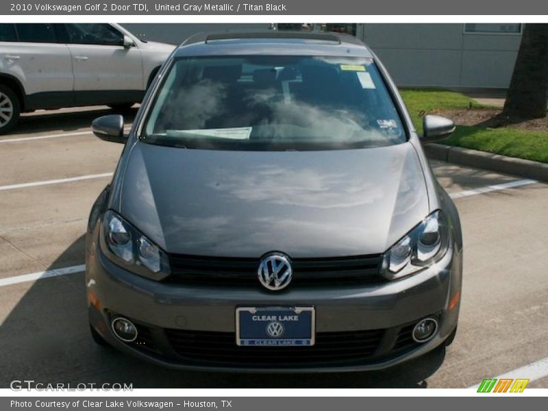 United Gray Metallic / Titan Black 2010 Volkswagen Golf 2 Door TDI